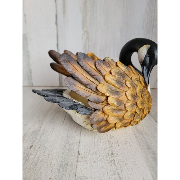 Goose planter bird trinket dish home decor swan unique figure - Picture 3 of 9